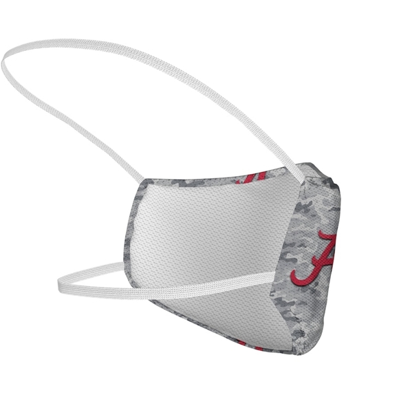 Alabama Crimson Tide Fanatics Branded Adult Camo Duo Face Covering 2-Pack - Picture 2 of 4